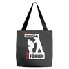 wer nicht h&ouml;ren will muss f&uuml;hlen Tote Bags