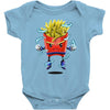 saiyan fries Baby Bodysuit