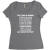 12 days of nursing Women's Triblend Scoop T-shirt