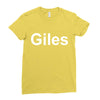 giles Ladies Fitted T-Shirt