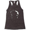 batman vs superman silhouette Racerback Tank