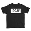 idgaf Dua Lipa Youth Tee