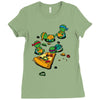 pizza lover Ladies Fitted T-Shirt