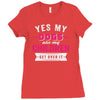 yes dogs are my children. get over it Ladies Fitted T-Shirt