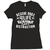 rescue dogs are my life dog rescue Ladies Fitted T-Shirt
