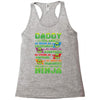Daddy You Are My Favorite Ninja Racerback Tank