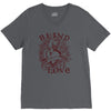 blind love fire heart V-Neck Tee