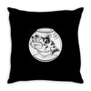 cat fish Throw Pillow