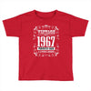 vintage made in 1967 perfectly aged a living legend Toddler T-shirt
