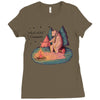 Let's Go Camping Ladies Fitted T-Shirt