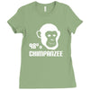 98% chimpanzee Ladies Fitted T-Shirt