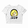yuri on ice happy Crop Top