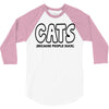 cat lovers 3/4 Sleeve Shirt