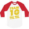 team 10  gold 3/4 Sleeve Shirt