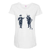 fist bump for liberty Maternity Scoop Neck T-shirt