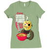 camp crystal flakes Ladies Fitted T-Shirt
