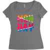monday crossed out Women's Triblend Scoop T-shirt
