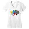 lego guy Women's V-Neck T-Shirt
