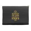 kings are born in 1985 Accessory Pouches