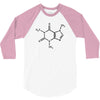 caffeine molecule t shirt coffee funny nerd xl 3/4 Sleeve Shirt
