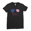 4th of July Ladies Fitted T-Shirt