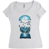 book of fantasy Women's Triblend Scoop T-shirt