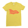 go flag Ladies Fitted T-Shirt
