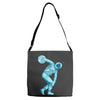 astronaut discus throwing Adjustable Strap Totes