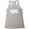 pig sausages funny Racerback Tank