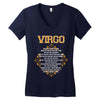 cool virgo Women's V-Neck T-Shirt