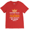 Everybody Relax The Teacher Is Here V-Neck Tee