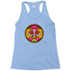 lucha libre pink Racerback Tank