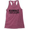 kuwait negative Racerback Tank