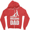 fathers day gift   the walking dad Zipper Hoodie