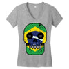 brazil till i die Women's V-Neck T-Shirt