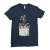 pocket koala bears Ladies Fitted T-Shirt