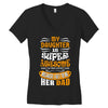 My Daughter Super Awesome Dad Women's V-Neck T-Shirt