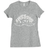 i have an awesome moustache Ladies Fitted T-Shirt
