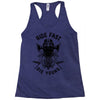 ride fast die young Racerback Tank