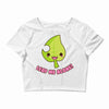 leaf me alone Crop Top