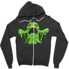 toxic monster 2 Zipper Hoodie