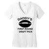 first round   draft pick Women's V-Neck T-Shirt