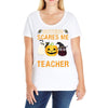 nothing scares me i'm a teacher Ladies Curvy T-Shirt