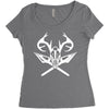 demon Women's Triblend Scoop T-shirt