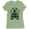 space princess skull Ladies Fitted T-Shirt