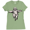 balance bear Ladies Fitted T-Shirt