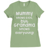 grandmas nannys Ladies Fitted T-Shirt