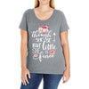 Tough She Be But Little She Is Fierce Ladies Curvy T-Shirt