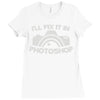 photography Ladies Fitted T-Shirt