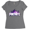 Fortnite Galaxy Women's Triblend Scoop T-shirt